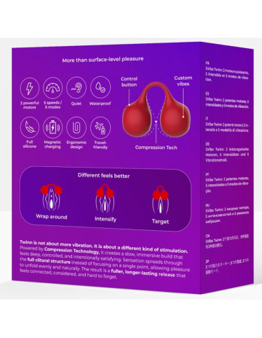 SNAIL VIBE - TWINN CHERRY FINGER VIBRATOR
