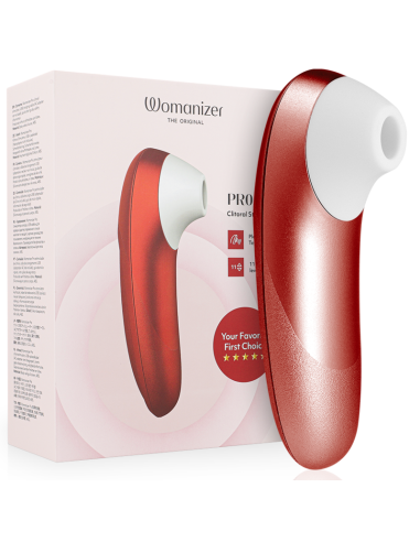 WOMANIZER - PRO VIBRANT CLITORAL STIMULATOR BURGUNDY