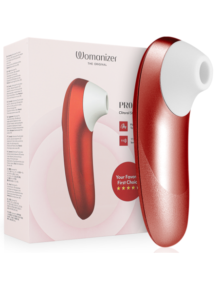 WOMANIZER - PRO VIBRANT CLITORAL STIMULATOR BURGUNDY