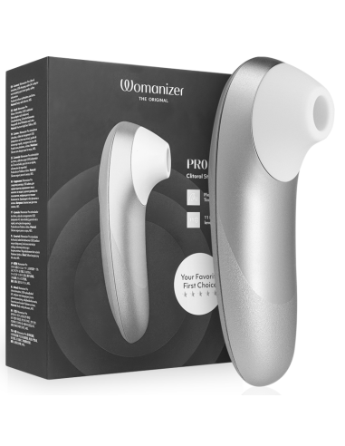 WOMANIZER - PRO VIBRANT CLITORAL STIMULATOR SILVER GREY
