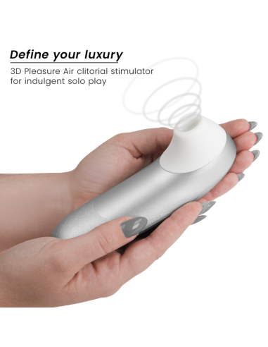 WOMANIZER - PRO VIBRANT CLITORAL STIMULATOR SILVER GREY