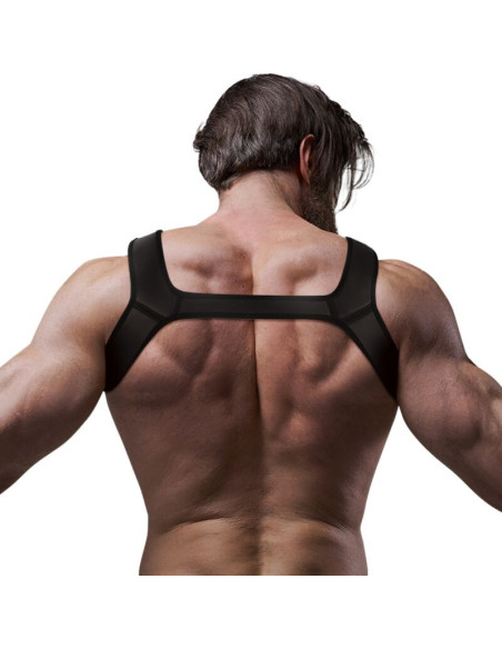 FETISH SUBMISSIVE ATTITUDE - NEOPRENE CHEST HARNESS FOR MEN SIZE M