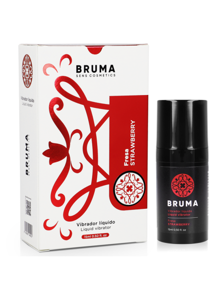 BRUMA - LIQUID VIBRATOR ULTRA SLIDING STRAWBERRY 15 ML