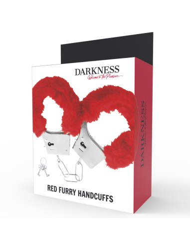 DARKNESS – raudoni metaliniai antrankiai