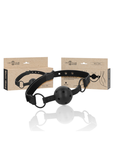 INTENSE - FETISH VEGAN LEATHER BALL GAG