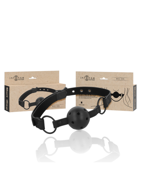 INTENSE - FETISH VEGAN LEATHER BALL GAG