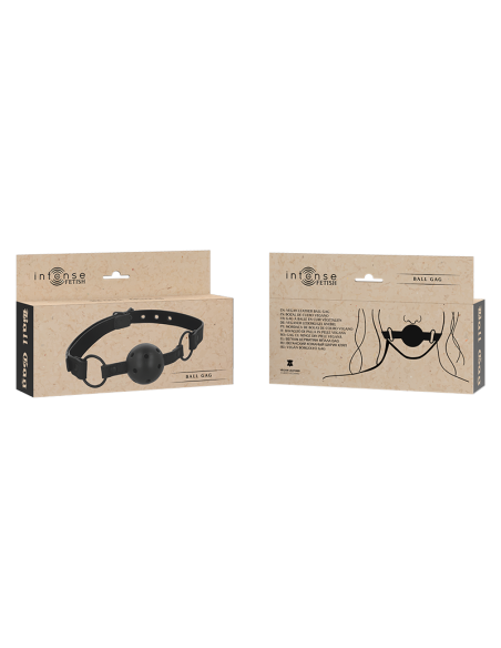 INTENSE - FETISH VEGAN LEATHER BALL GAG