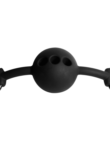 FETISH SUBMISSIVE BONDAGE - BREATHABLE SILICONE BALL GAG