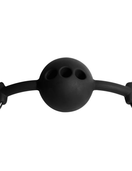 FETISH SUBMISSIVE BONDAGE - BREATHABLE SILICONE BALL GAG