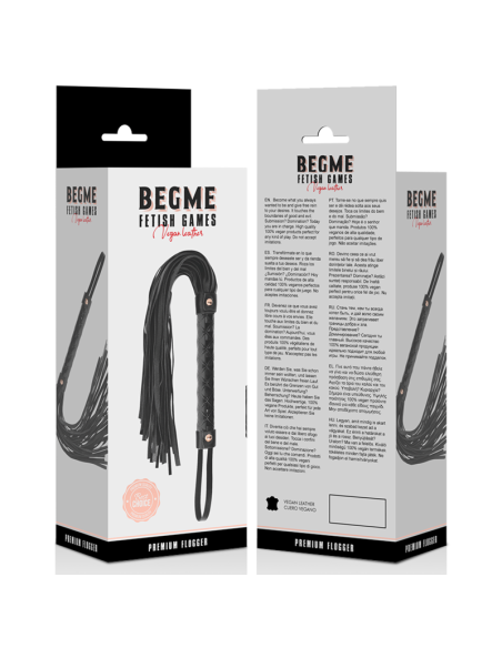 BEGME - BLACK EDITION VEGAN LEATHER FLOGGER