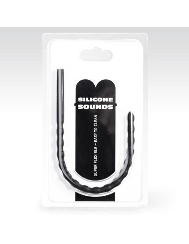 ALL BLACK - 6-8 MM SILICONE URETHRAL PROBE