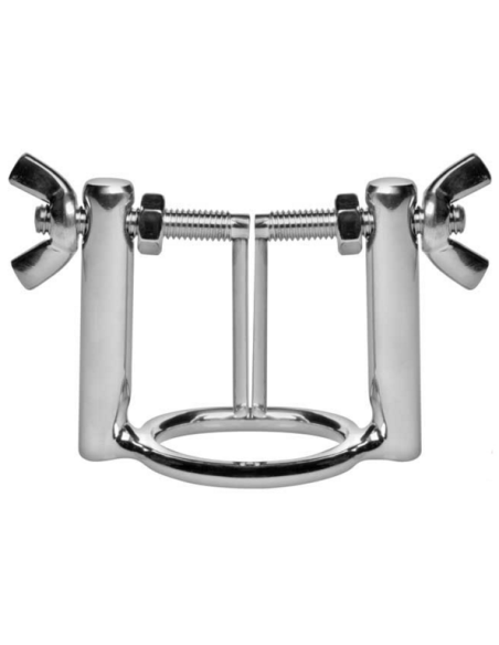 METAL HARD - GLAND RING WITH URETHRAL DILATOR PRESS