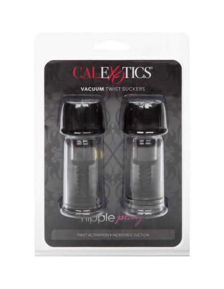 CALEXOTICS - VACCUM TWIST NIPPLE SUCTION CUP BLACK