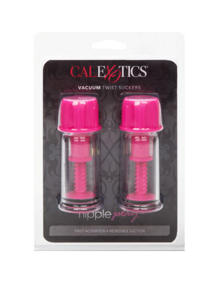 CALEXOTICS - VACCUM TWIST PINK NIPPLE SUCTION CUP