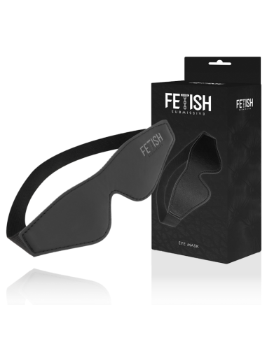FETISH SUBMISSIVE - VEGAN LEATHER MASK WITH NOPRENE LINING