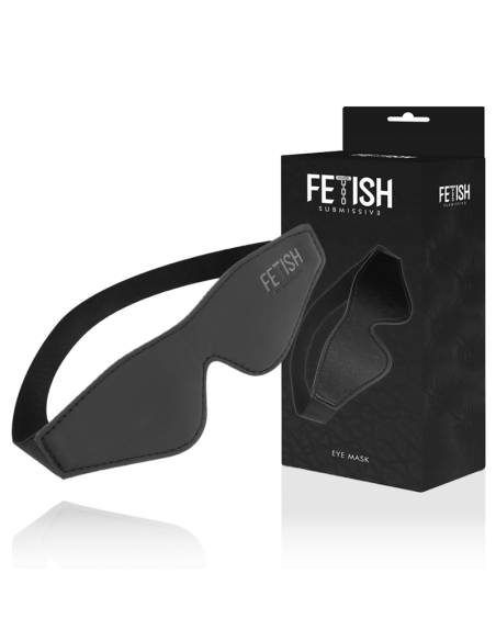 FETISH SUBMISSIVE - VEGAN LEATHER MASK WITH NOPRENE LINING