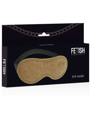 FETISH SUBMISSIVE ORIGEN - VEGAN LEATHER MASK WITH NEOPRENE LINING