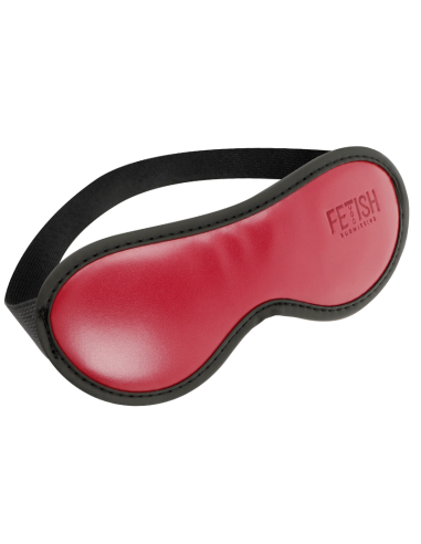 FETISH SUBMISSIVE DARK ROOM - VEGAN LEATHER MASK WITH NEOPRENE LINING