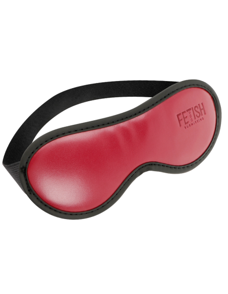 FETISH SUBMISSIVE DARK ROOM - VEGAN LEATHER MASK WITH NEOPRENE LINING