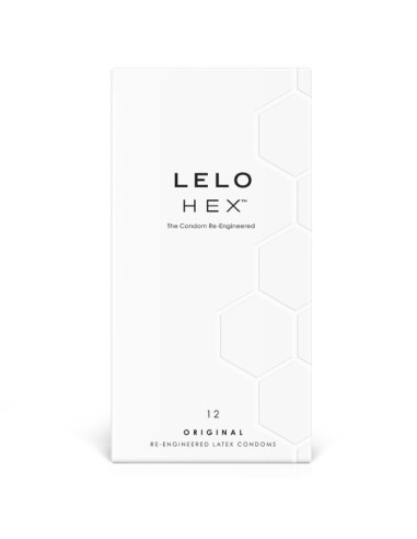 LELO - HEX prezervatyvų dėžutė, 12 vienetų