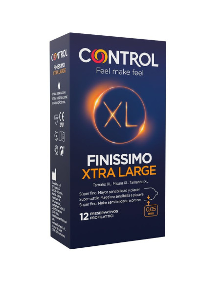CONTROL - FINISSIMO XL CONDOMS 12 UNITS