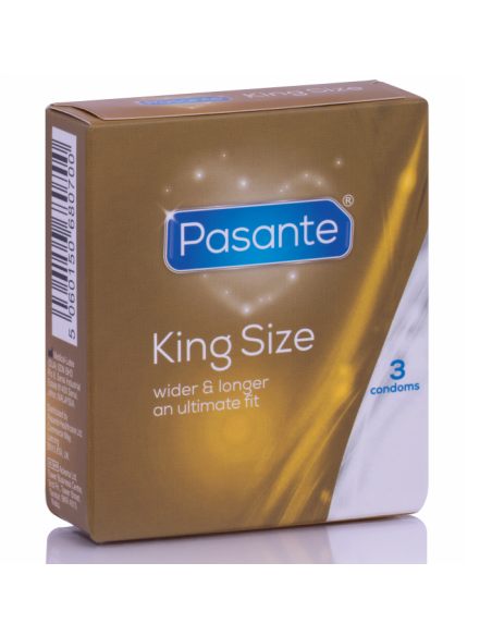 PASANTE - PREZERVATYVAI KING SIZE, 3 VNT.