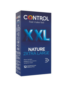 CONTROL - NATURE 2XTRA LARGE XXL PREZERVATYVAI - 12 VIENETŲ