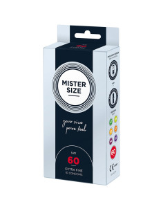 MISTER SIZE - PREZERVATYVŲ DYDIS XL 60 MM (10 VIENETŲ) 2