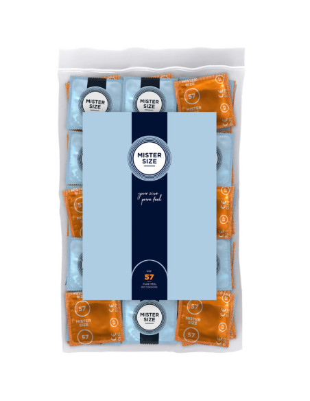 MISTER SIZE - CONDOM SIZE L 57 MM (100 UNITS)