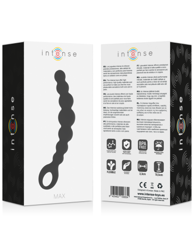 INTENSE - ANAL BEADS MAX BLACK