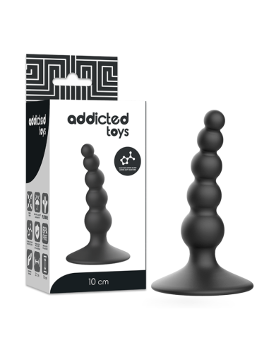 ADDICTED TOYS - ANALINIS SEKSUALINIS KAIŠTIS 10 CM JUODAS
