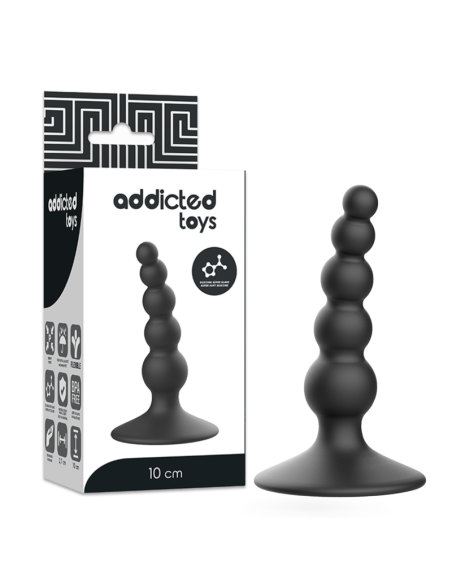 ADDICTED TOYS - ANALINIS SEKSUALINIS KAIŠTIS 10 CM JUODAS