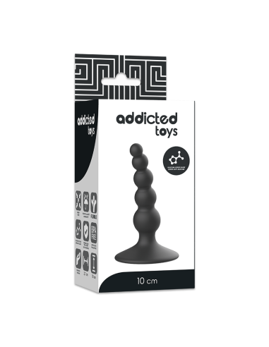 ADDICTED TOYS - ANAL SEXUAL PLUG 10 CM BLACK