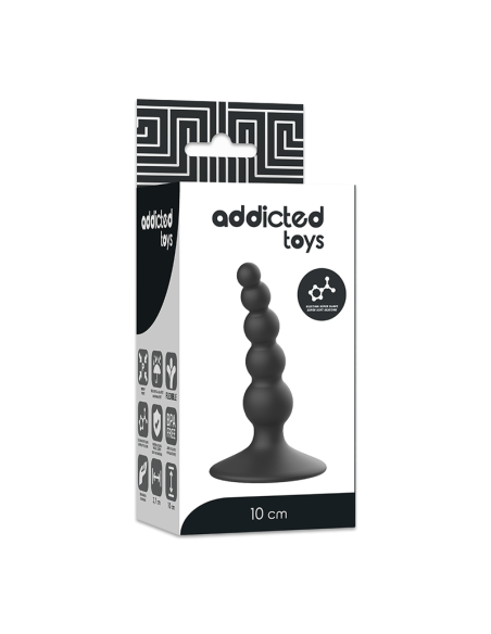 ADDICTED TOYS - ANAL SEXUAL PLUG 10 CM BLACK