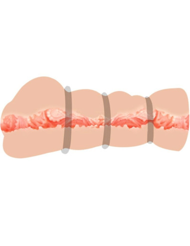 CRAZY BULL - VAGINA MASTURBATOR WITH RINGS