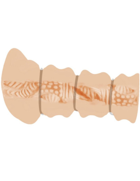 CRAZY BULL - MASTURBADOR WITH RINGS VAGINA MODEL 2