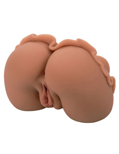 CALEXOTICS - GRĮŽIMO KARALIENĖ DVIGUBAI REALISTIŠKAS MASTURBATORIUS KARAMELĖS SKONIO