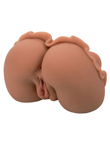 CALEXOTICS - GRĮŽIMO KARALIENĖ DVIGUBAI REALISTIŠKAS MASTURBATORIUS KARAMELĖS SKONIO