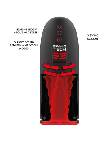 JAMYJOB - SWING-R ŠILDYMO EFEKTAS, SUVYNIŲ TECHNOLOGIJA IR VIBRACIJOS MASTURBATORIUS