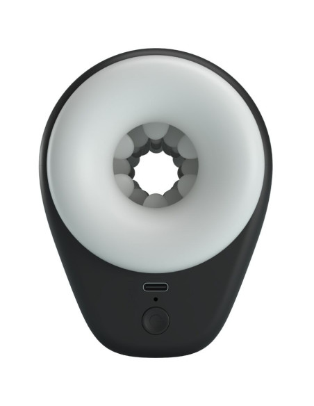 PRETTY LOVE - DJ GIRL MALE MASTURBATOR WITH VIBRATION 5 SETTINGS NEGRO