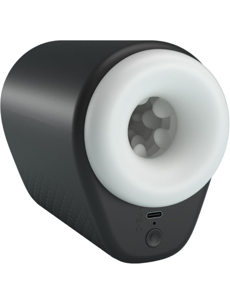 PRETTY LOVE - DJ MERGINŲ VYRAMS SKIRTAS MASTURBATORIUS SU 5 VIBRACIJOS NUSTATYMAIS, NEGROO