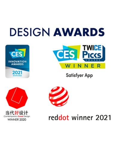 SATISFYER - DOUBLE FUN PARTNER VIBRATOR PURPLE