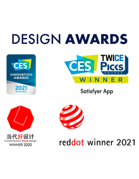 SATISFYER - DOUBLE FUN PARTNER VIBRATOR PURPLE