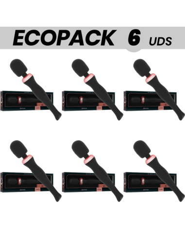 ECOPACK 7 UNITS - RITHUAL POWERFUL RECHARGEABLE AKASHA WAND 2.0 BLACK 5 1 FREE