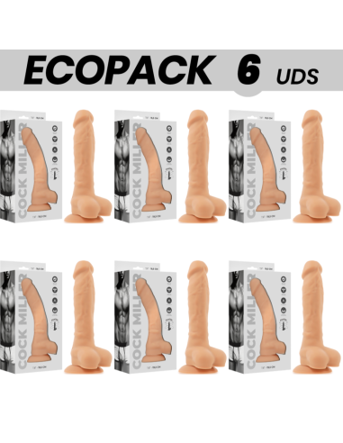 ECOPACK 6 UNITS - COCK MILLER SILICONE DENSITY ARTICULABLE COCKSIL 19,5 CM