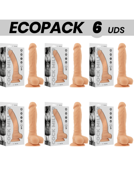 ECOPACK 6 VIENETAI - COCK MILLER SILIKONINIS TANKIS ARTIKULIARIAI VOŽTUVAS 19,5 CM