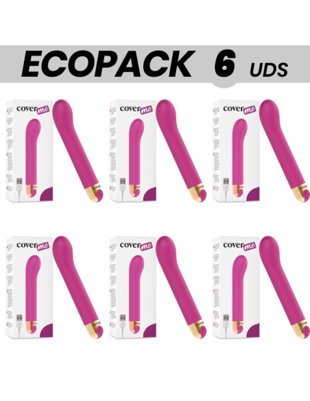 ECOPACK 6 VIENETAI - COVERME G-SPOT VIBRATORIUS 10 GREIČIŲ