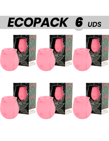 ECOPACK 6 UNITS - MIA ROSE CLITORIS SUCTION WAVES LIMITED EDITION - PINK