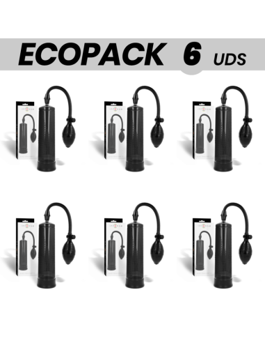 ECOPACK 6 UNITS - INTENSE PUMP BLACK PENIS PUMP 02