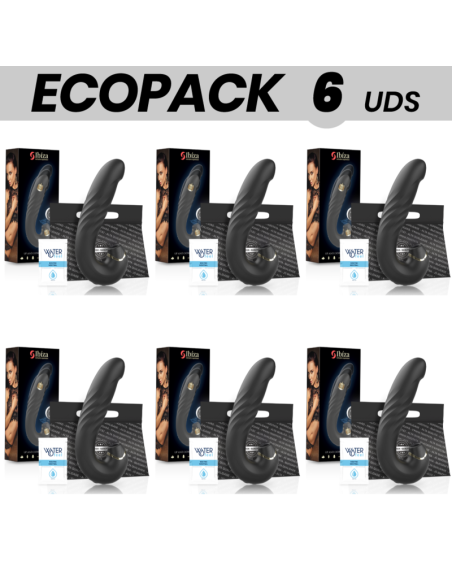 ECOPACK 6 UNITS - IBIZA CLIP UP and DOWN VIBRATOR CLITORIS SUCTION